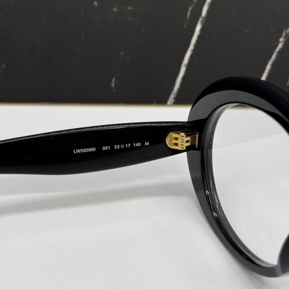 NEW LOEWE LW50089I 001 WOMEN EYEGLASSES BLACK LOEWE EYEWEAR - Picture 7 of 9